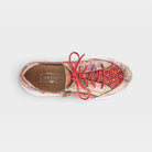 L'Artiste Jazzie sneaker in Red Multi, top view