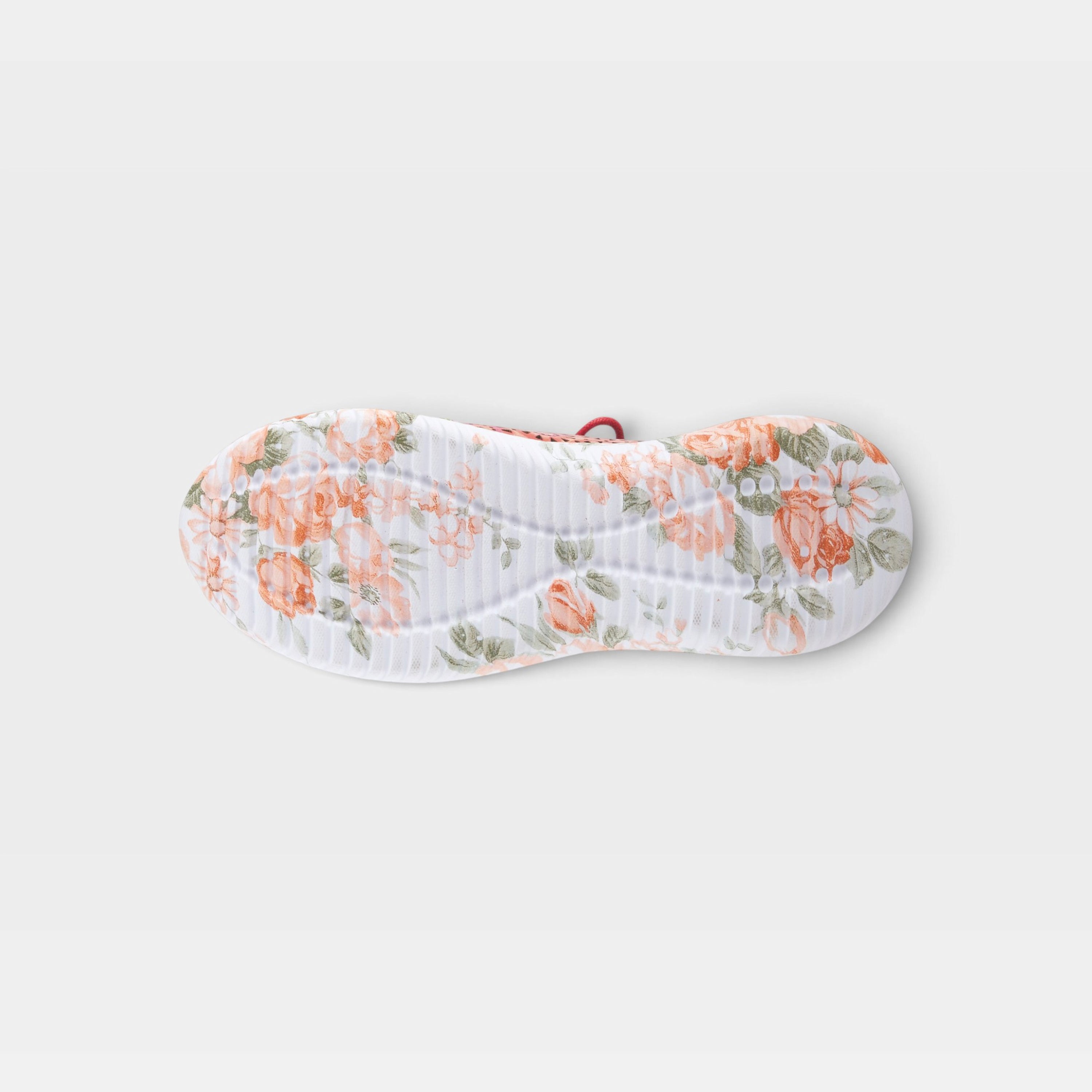 L'Artiste Jazzie sneaker in Red Multi, outsole view