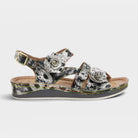 L'Artiste Joelina-Dazi ankle strap sandals in Grey Multi, hero view