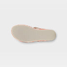 L'Artiste Joelina-Dazi ankle strap sandals in Red Multi, outsole view