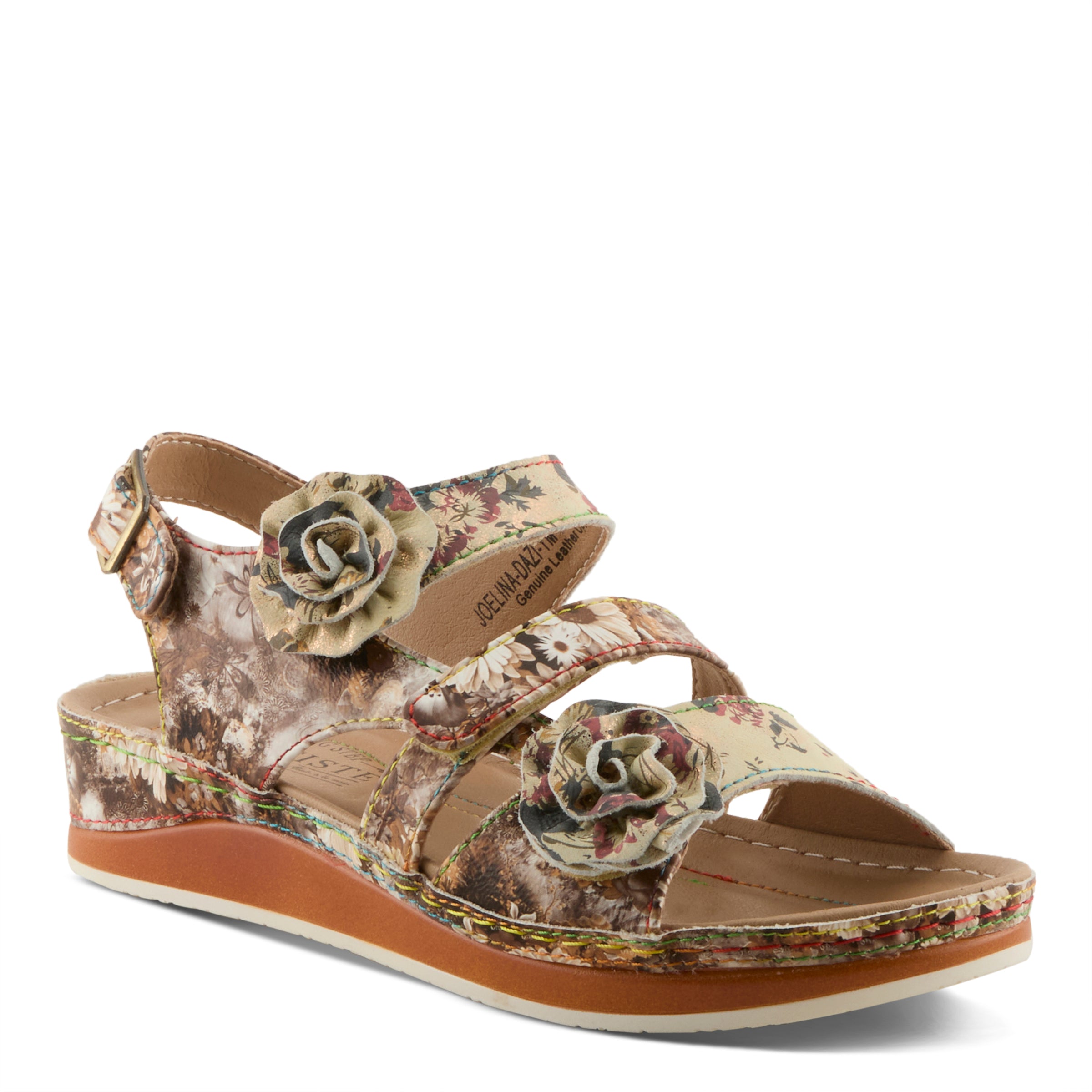 L'artiste Joelina- Dazi Ankle Strap Sandals– Spring Step Shoes