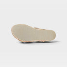 L'Artiste Joelina-Dazi ankle strap sandals in Yellow Multi, outsole view