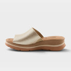 Spring Step Jolina Gold Wedge Sandal