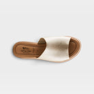 Spring Step Jolina Gold Wedge Sandal