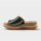 Spring Step Jolina Pewter Wedge Sandal