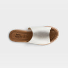 Spring Step Jolina Silver Wedge Sandal