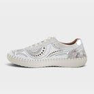 Spring Step Jumilla White Sneaker