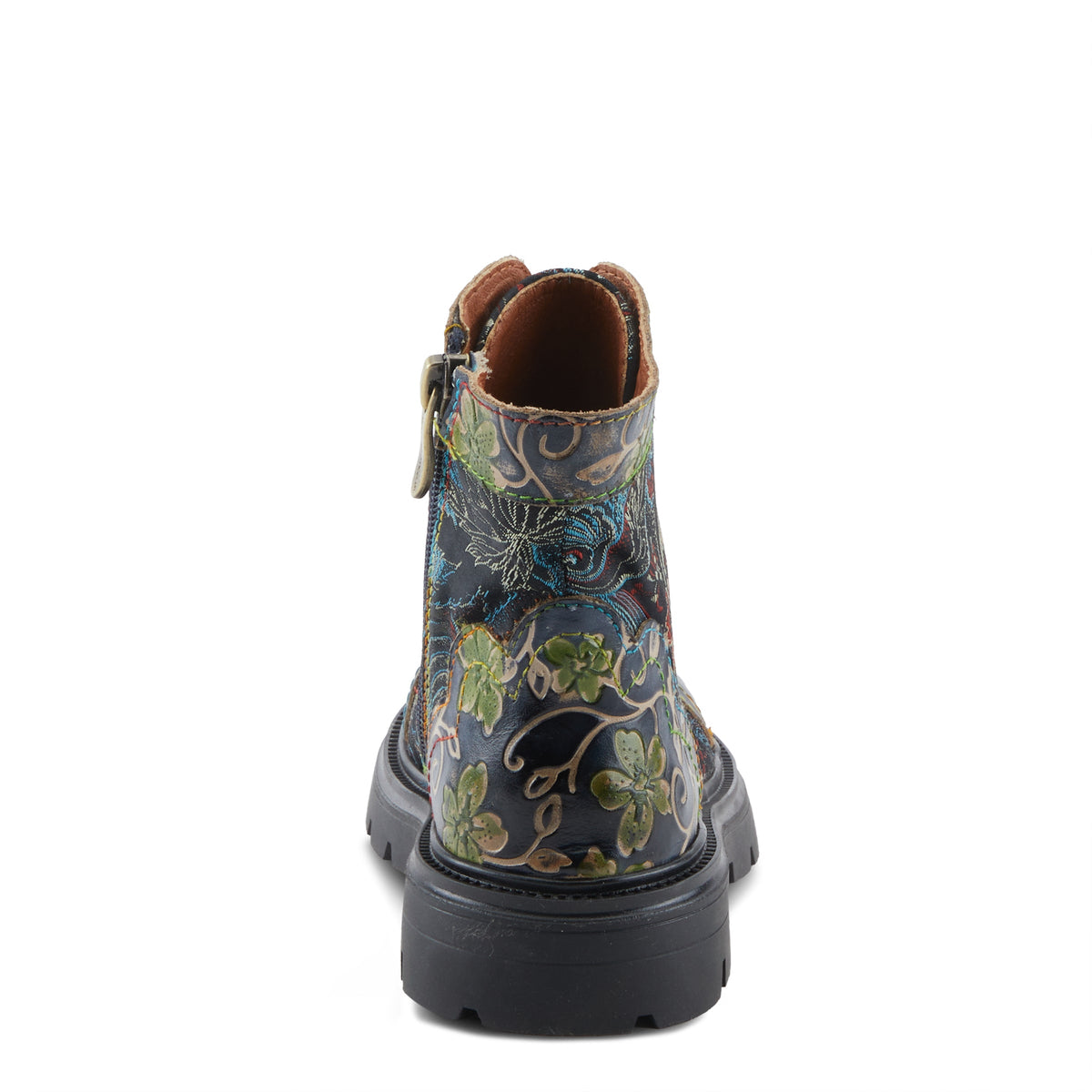 L'Artiste L'ARTISTE K-FANTASTICA KIDS BOOT boot in black multi with handcrafted leather design