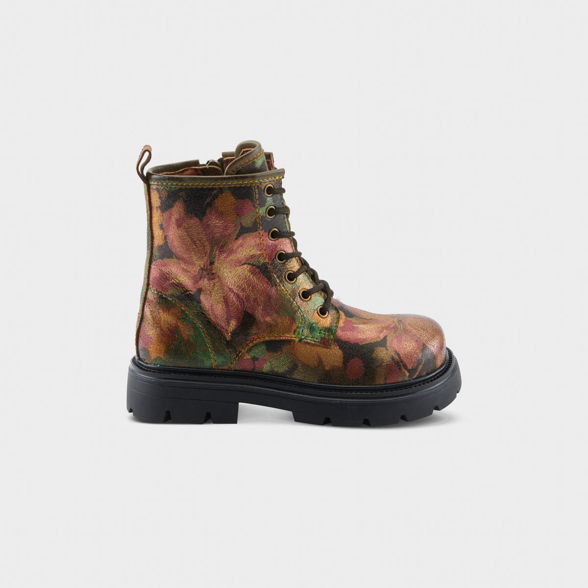 L'Artiste – K-FLEURILLA – OLIVE MULTI – Kids Boots