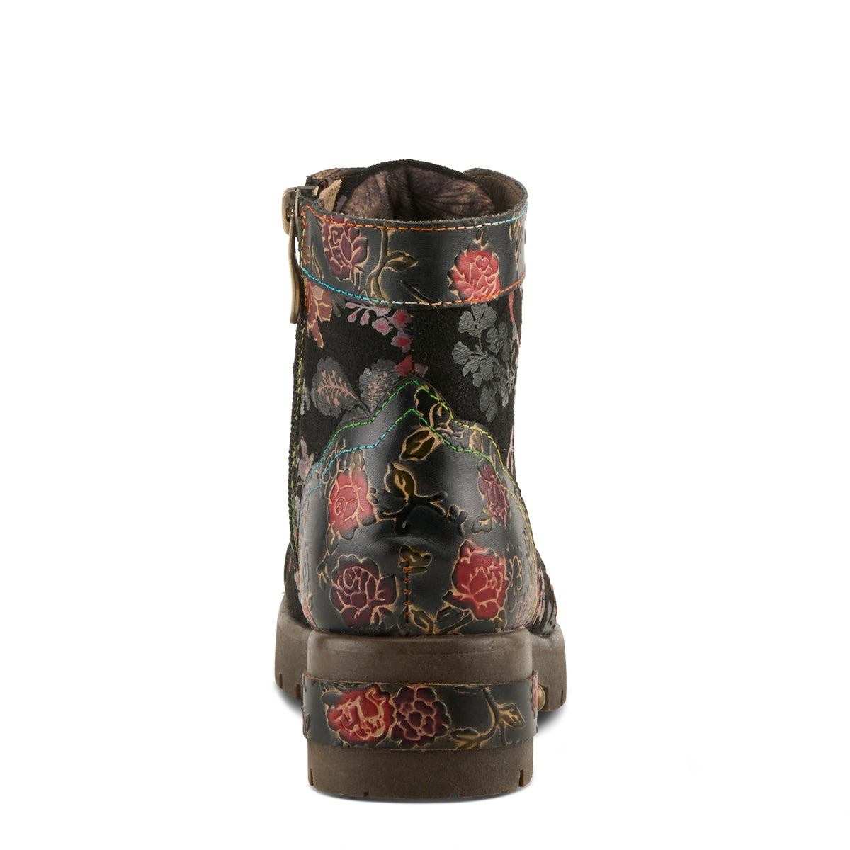 L'Artiste L'ARTISTE K-JACKIE KIDS BOOT boot in black multi with handcrafted leather design