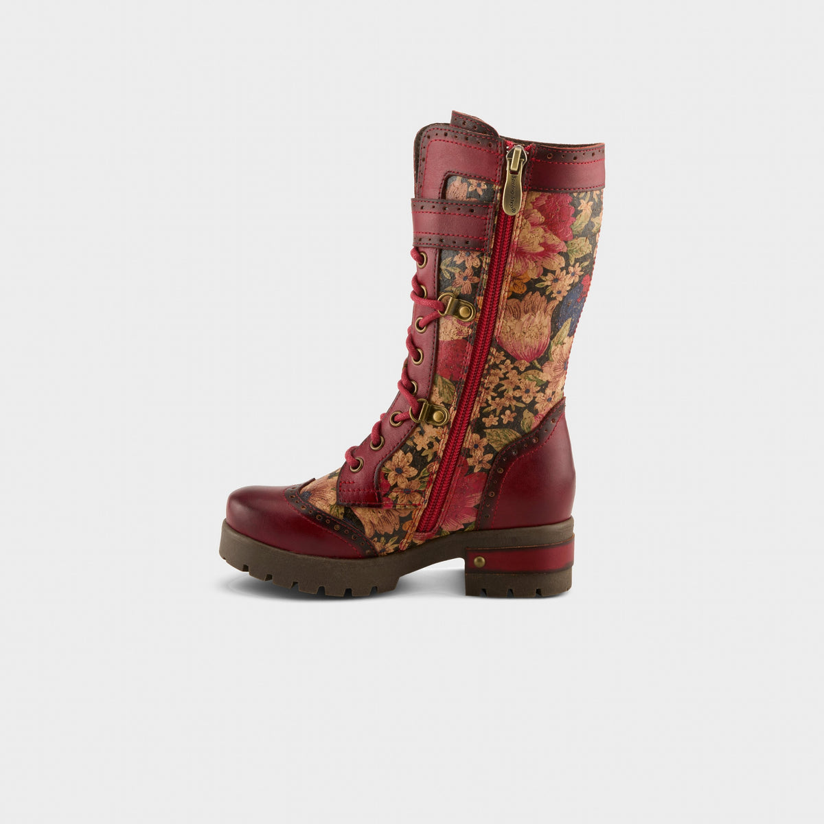 L'Artiste – K-KISHA – RED MULTI – Kids Boots