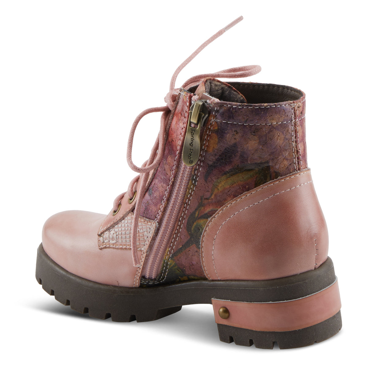 L'Artiste L'ARTISTE K-MARTY-PARTY KIDS BOOT boot in blue multi with handcrafted leather design