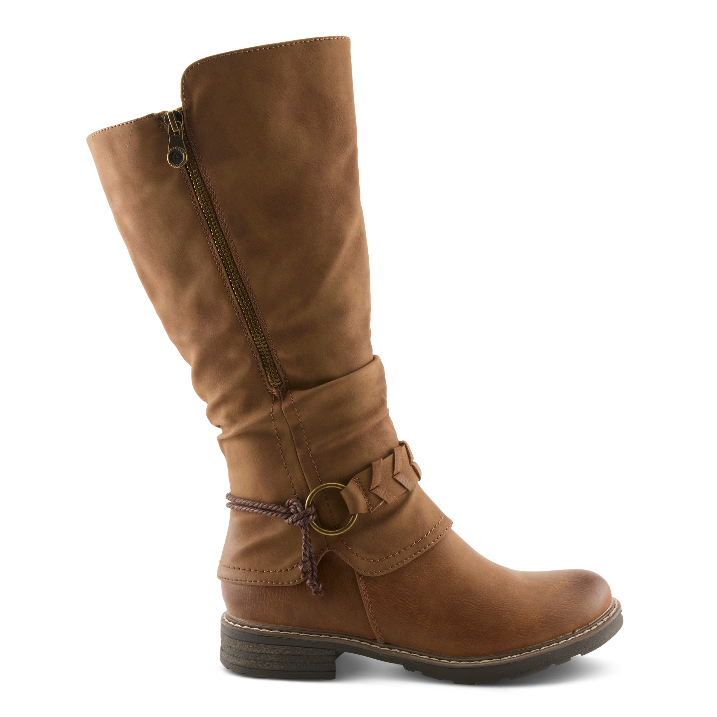 【LAMINEZ】Belted Middle Boots☆大人気☆ Patrizia Kabuta Tall Boot: Mid-calf Boot – Spring Step Shoes