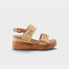 Spring Step Kacper Beige Multi Wedge Sandal