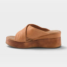 Spring Step Kaiyah Camel Wedge Sandal