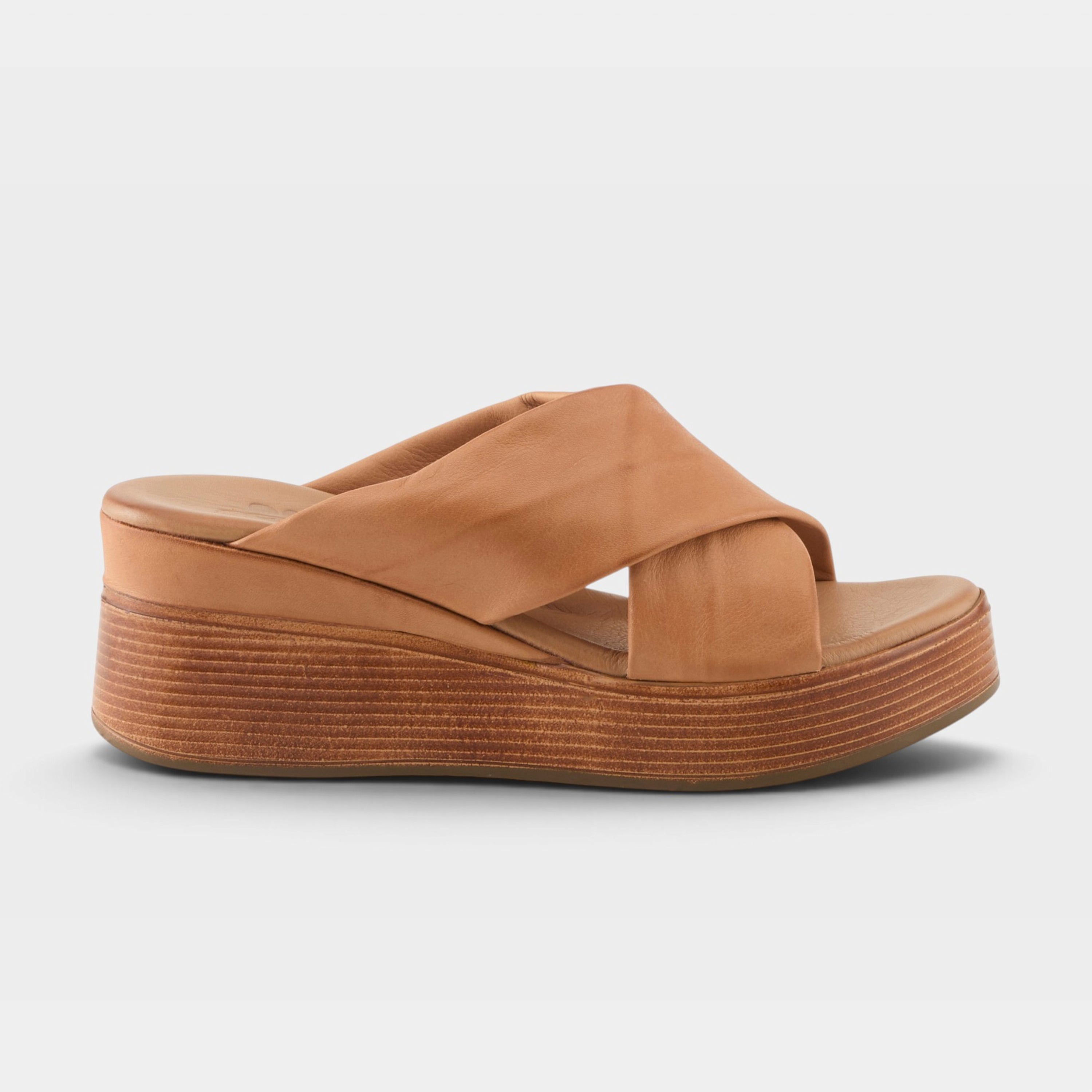 Spring Step Kaiyah Camel Wedge Sandal