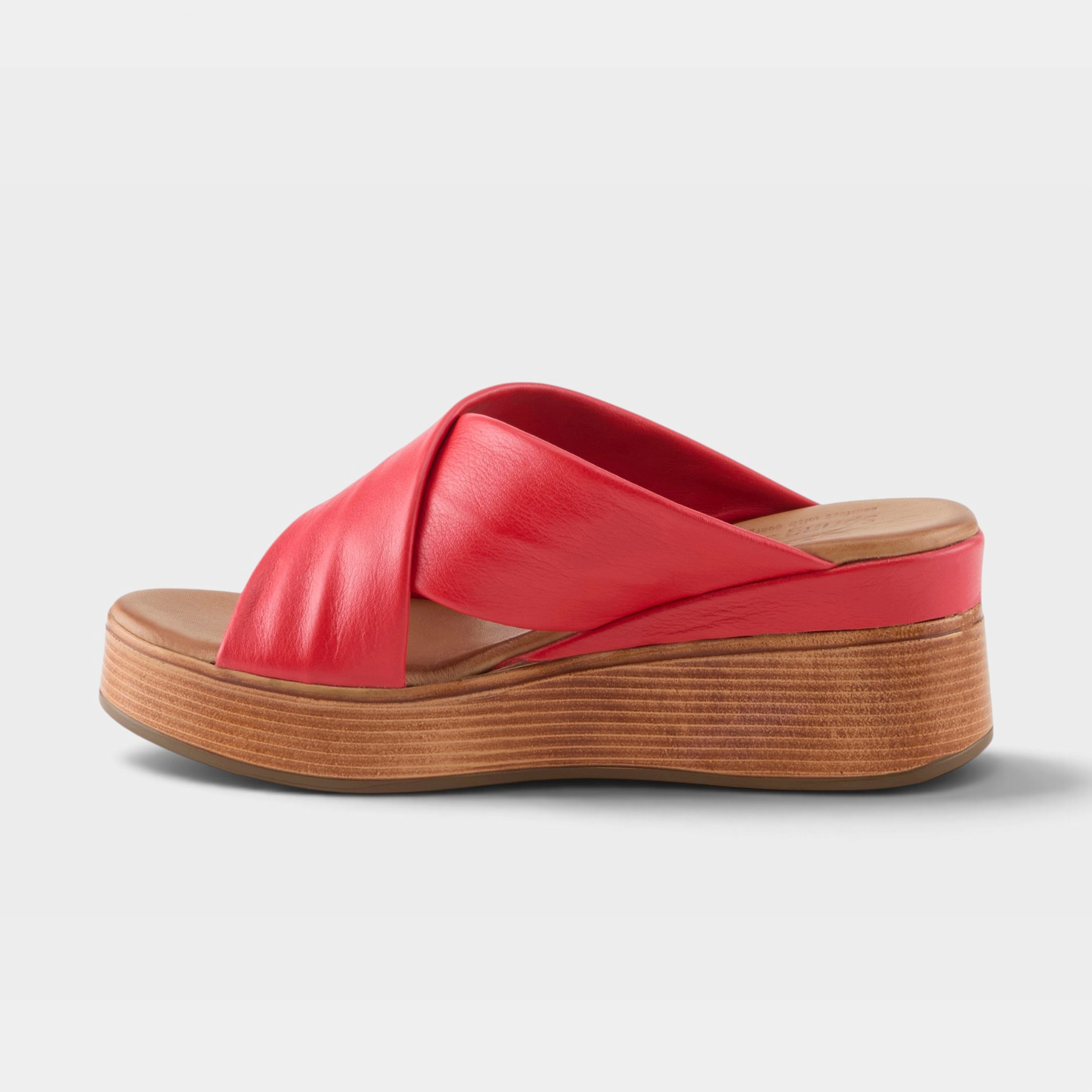 Spring Step Kaiyah Red Wedge Sandal