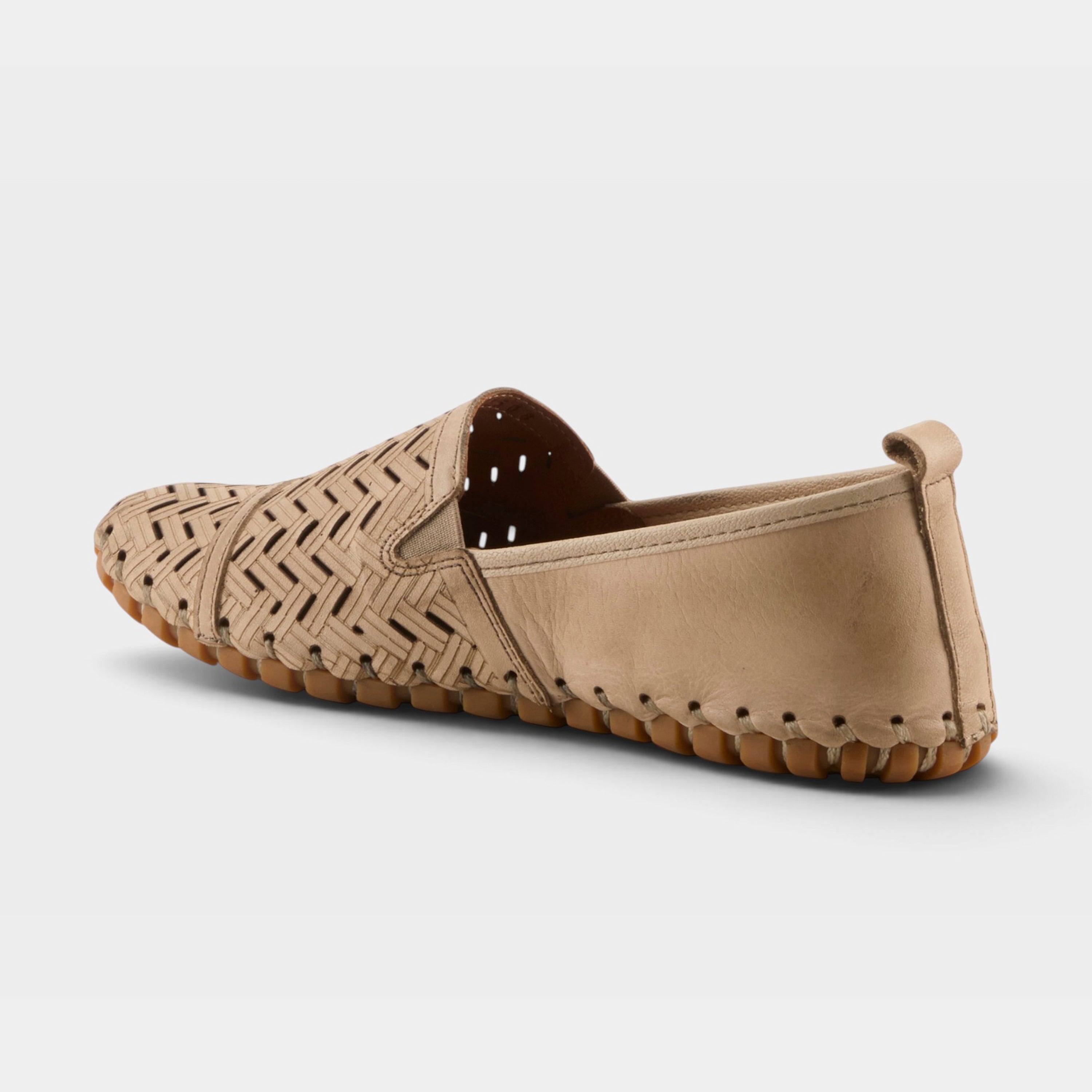 Spring Step Kapri Beige Slip-On Casual Shoe