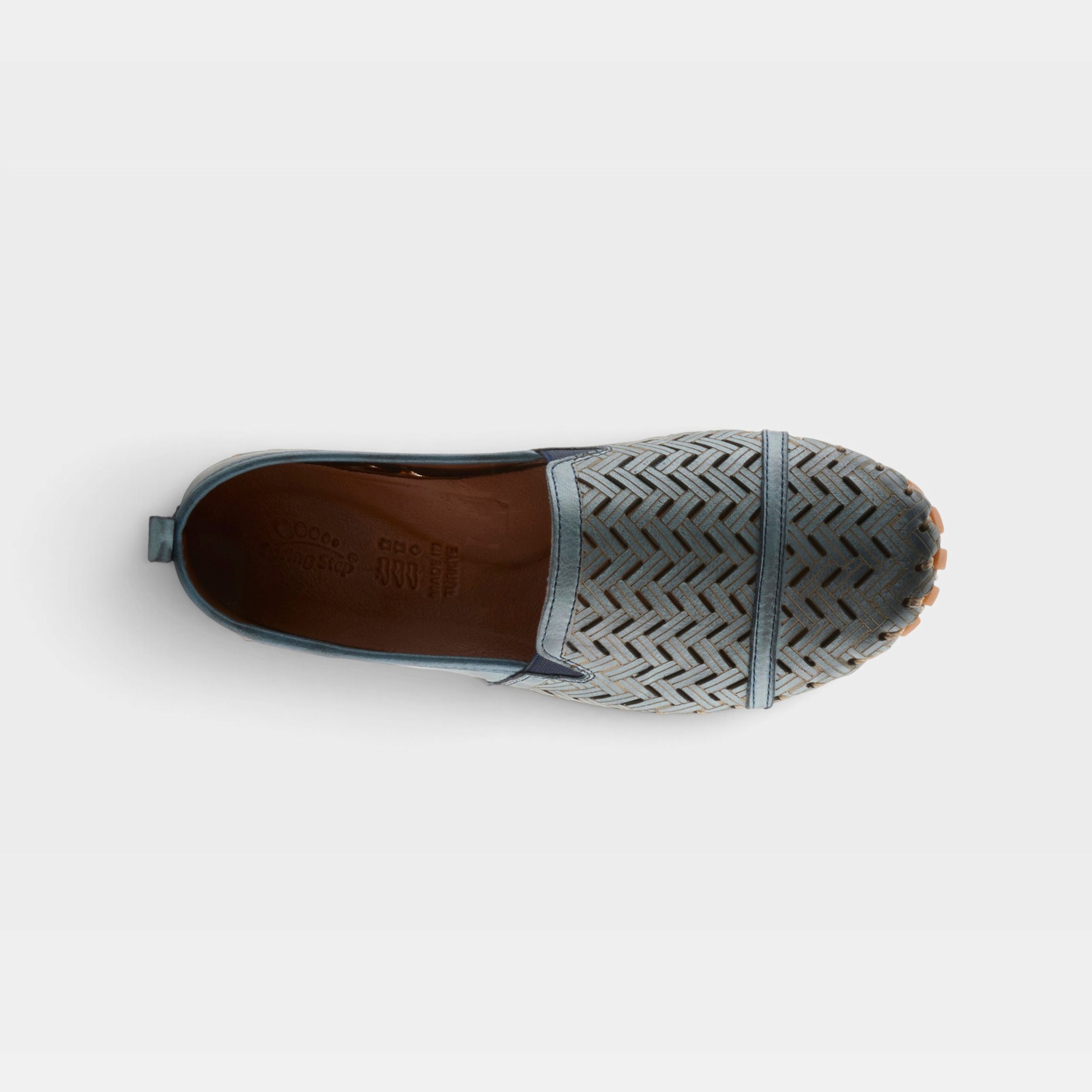 Spring Step Kapri Blue Slip-On Casual Shoe