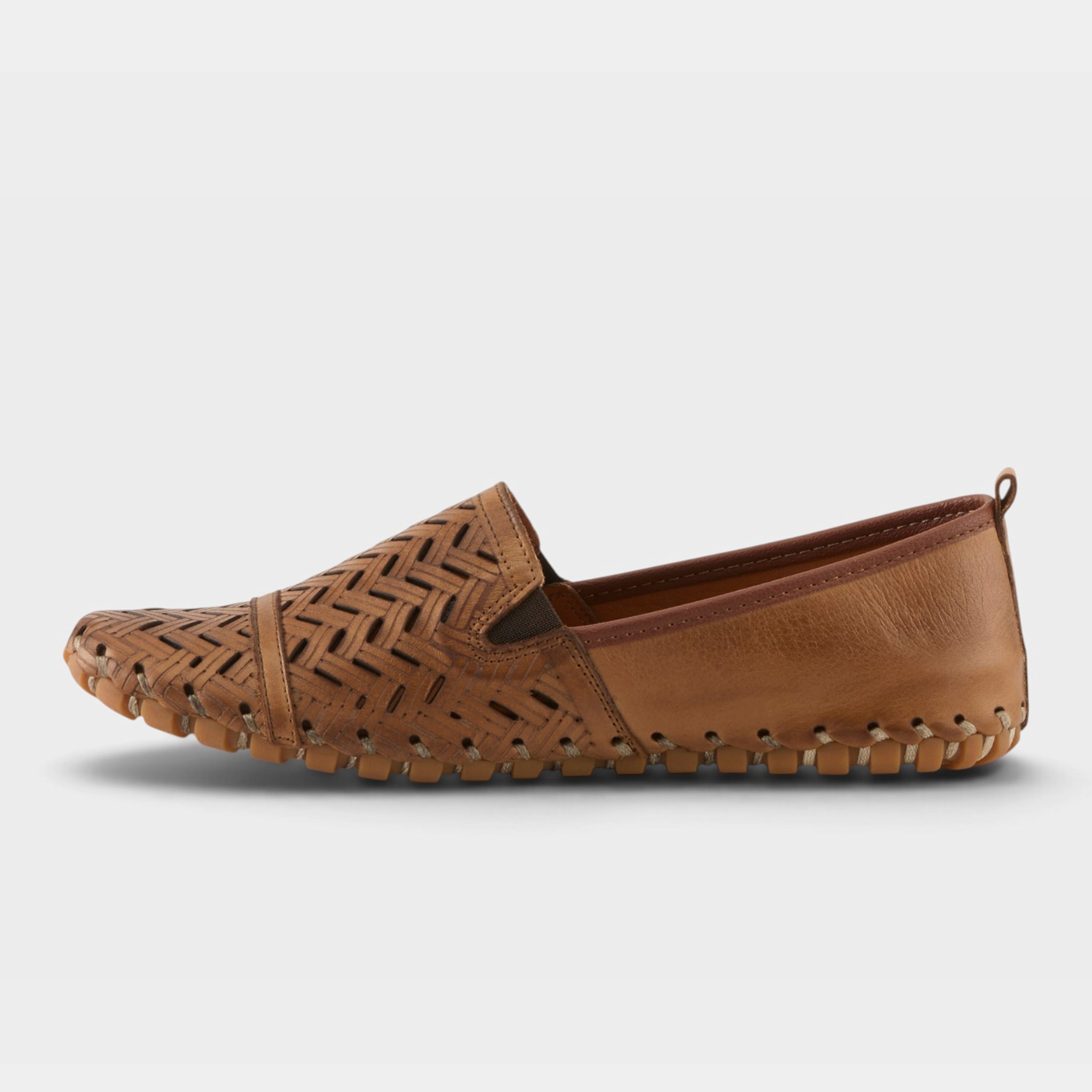 Spring Step Kapri Brown Slip-On Casual Shoe