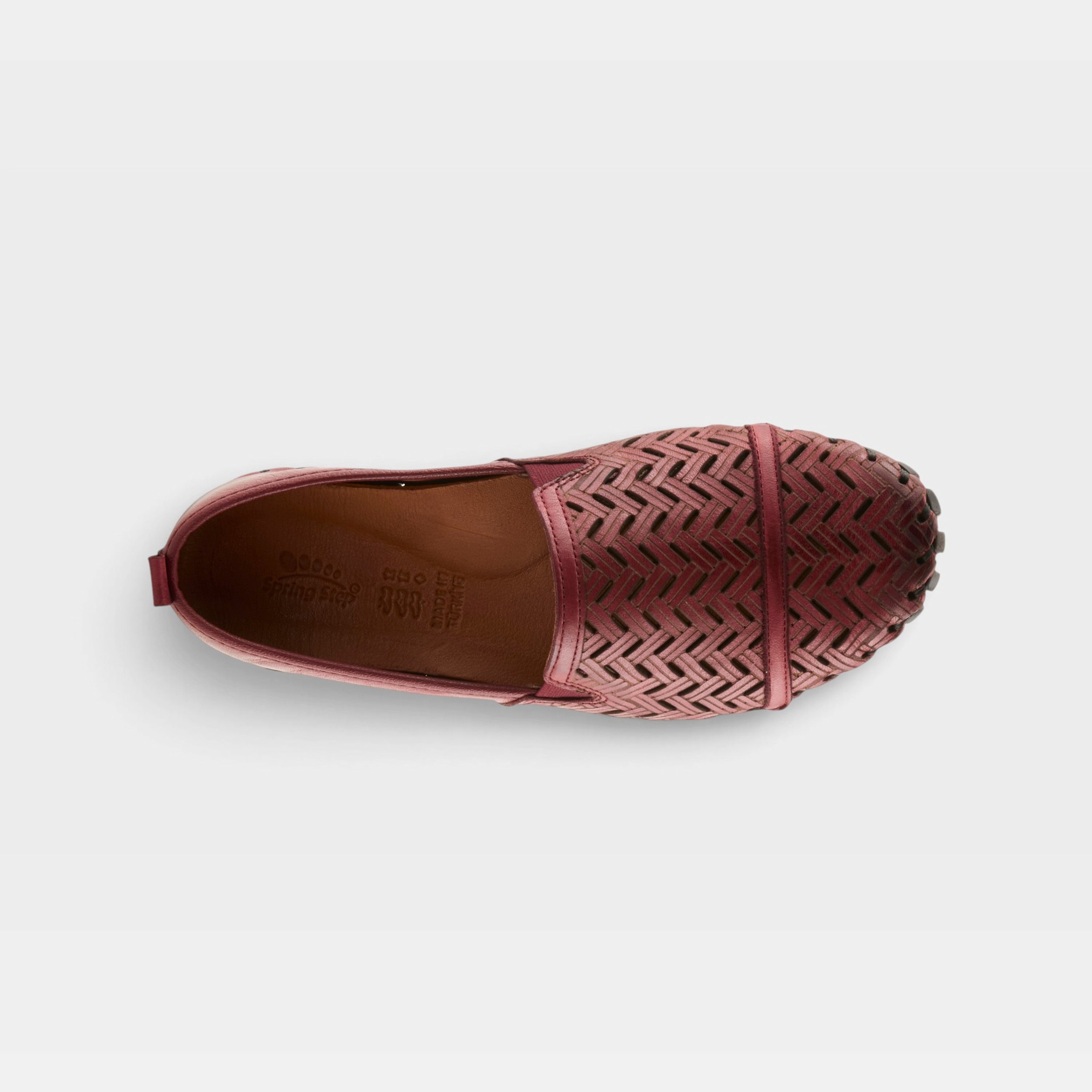 Spring Step Kapri Bordeaux Slip-On Casual Shoe