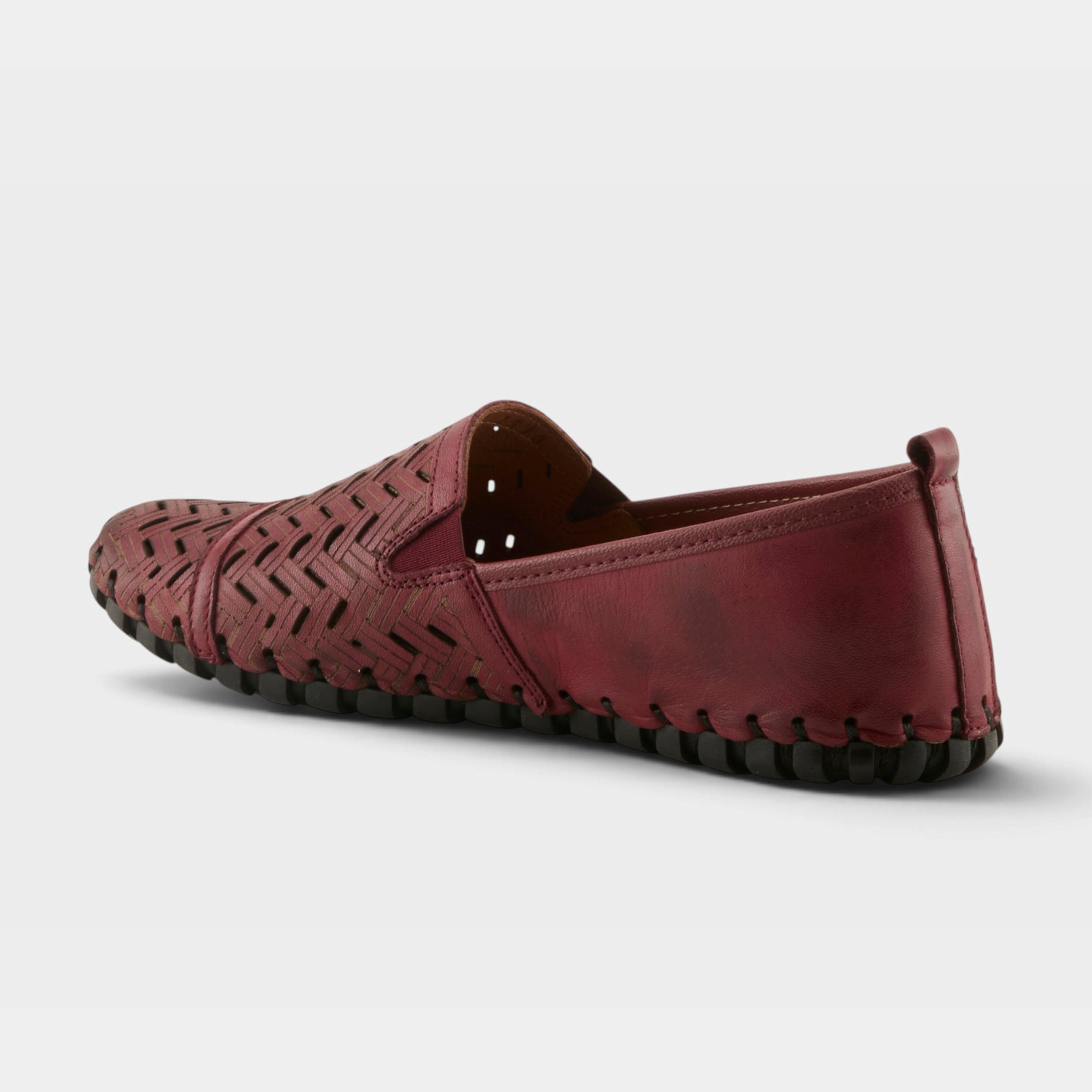 Spring Step Kapri Bordeaux Slip-On Casual Shoe
