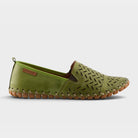 Spring Step Kapri Green Slip-On Casual Shoe