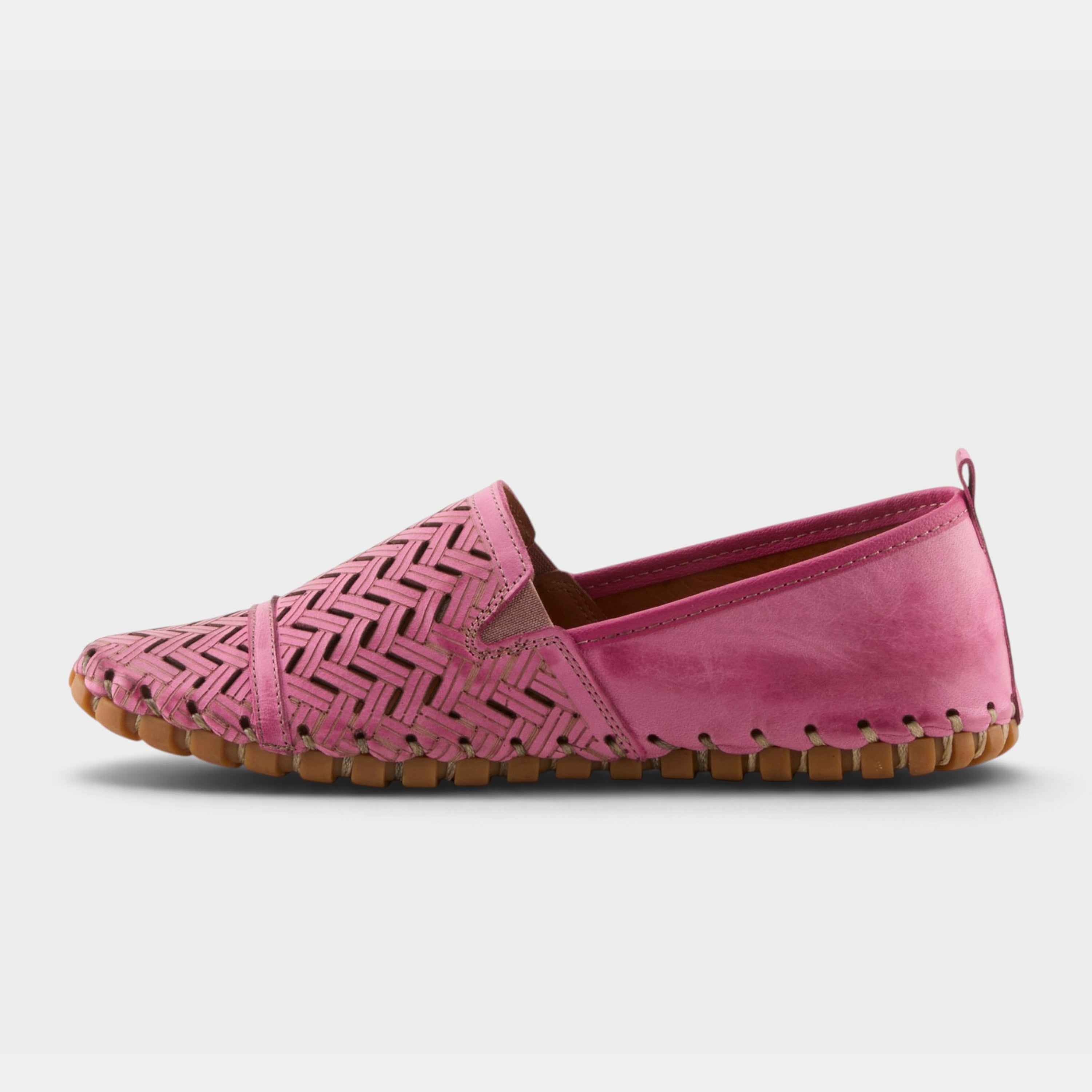 Spring Step Kapri Pink Slip-On Casual Shoe