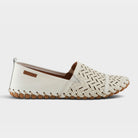 Spring Step Kapri White Slip-On Casual Shoe