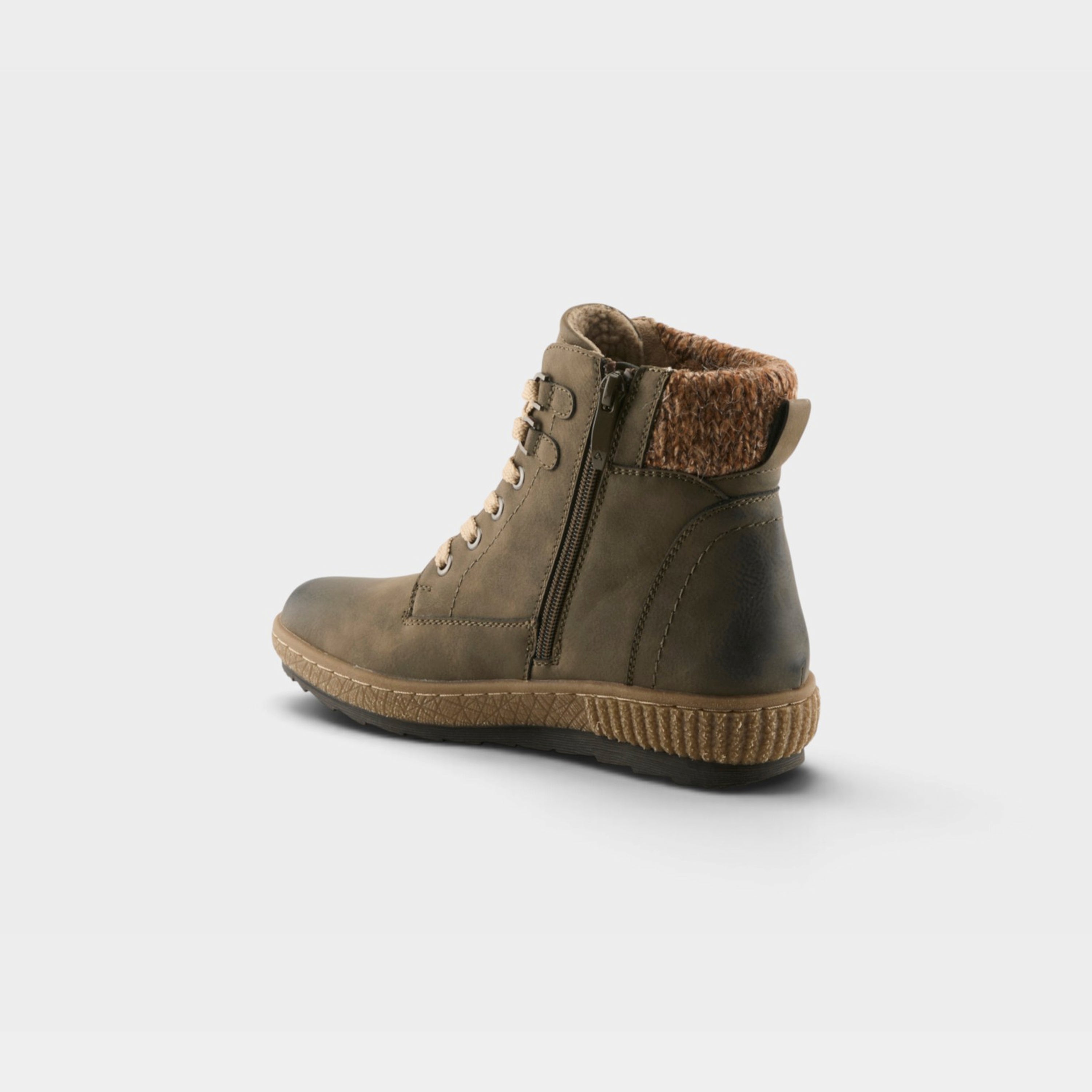 Spring Step Relife Karlene Olive Green Bootie