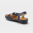 Spring Step Karmel Black Sandal