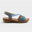 Spring Step Karmel Denim Blue Sandal