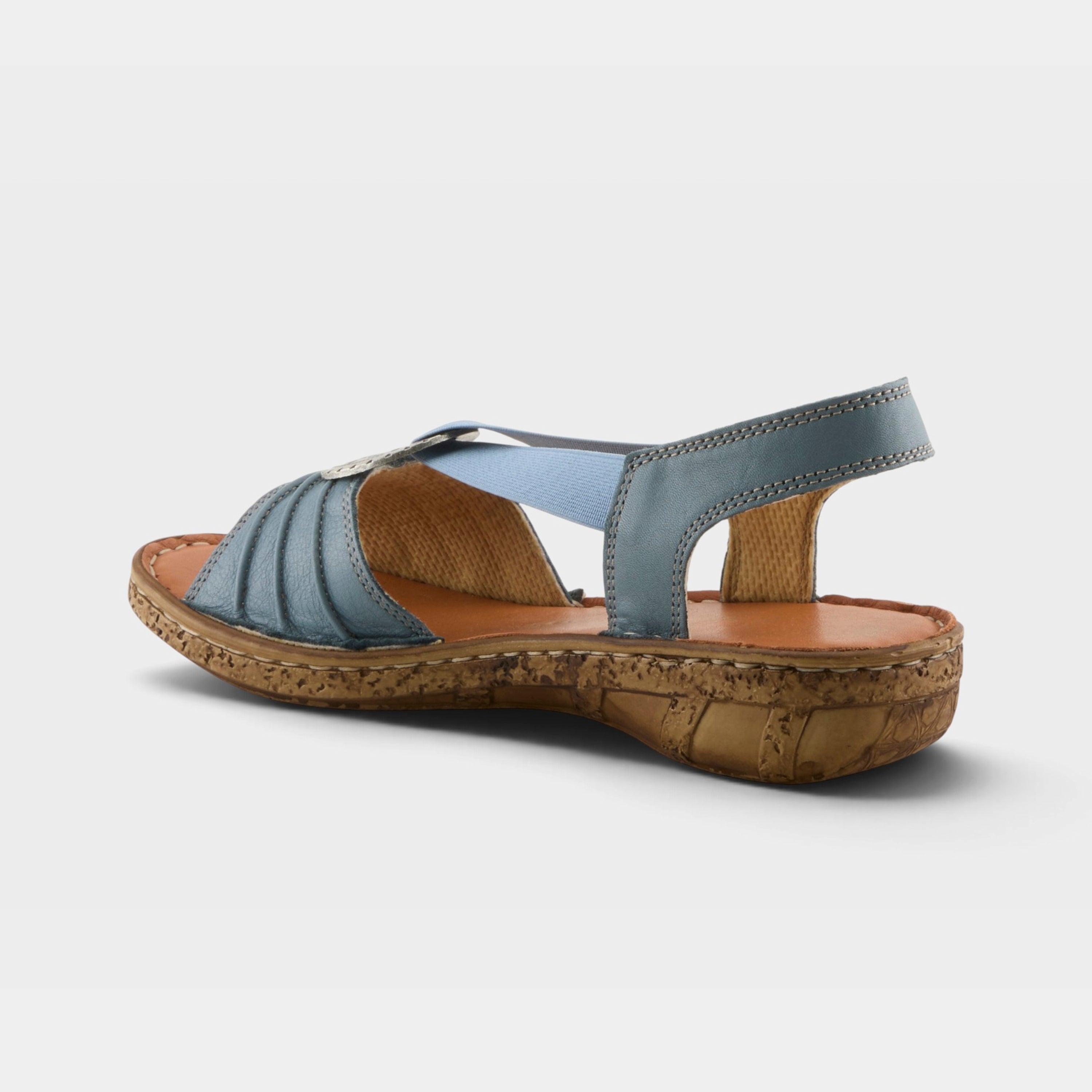 Spring Step Karmel Denim Blue Sandal