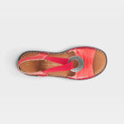 Spring Step Karmel Red Sandal