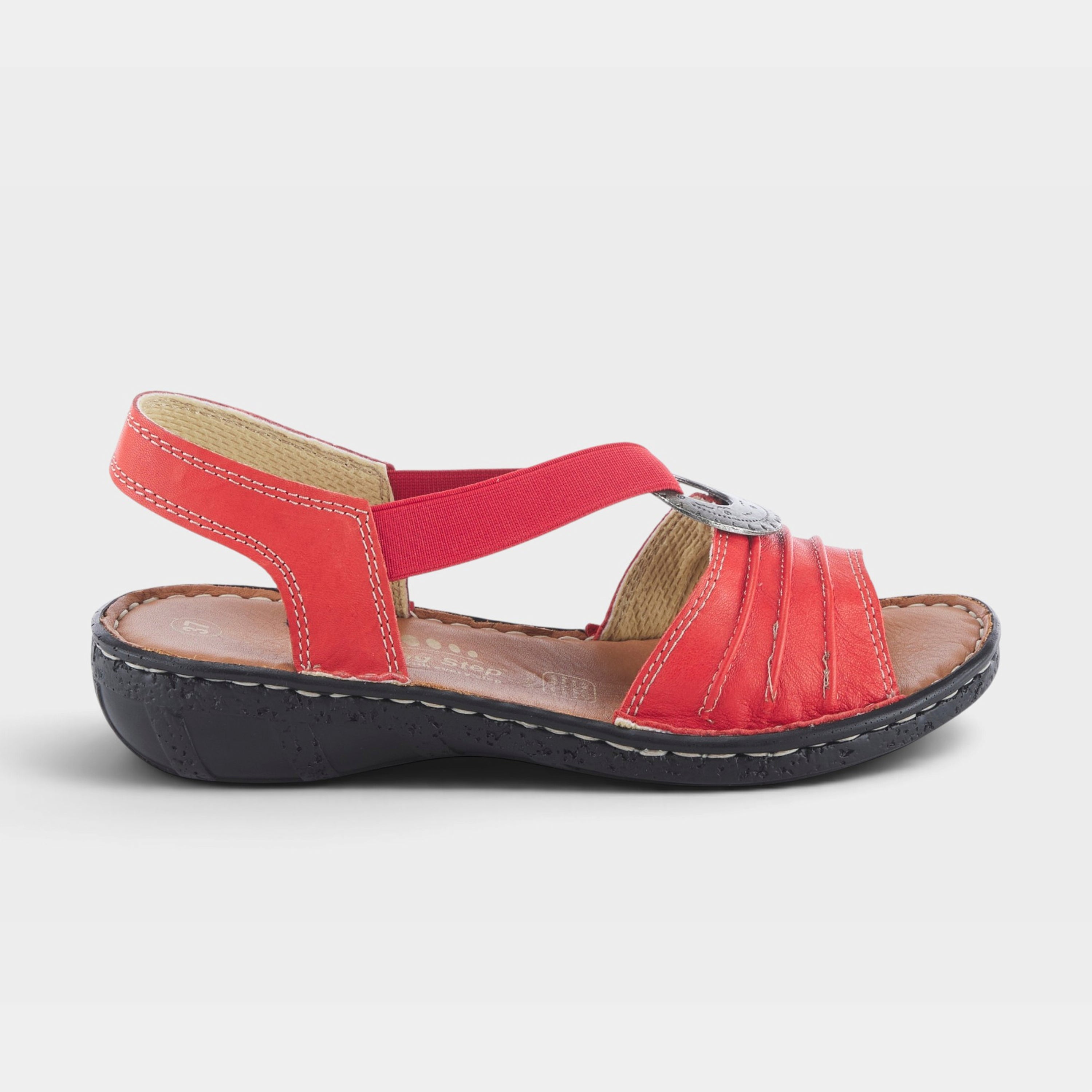 Spring Step Karmel Red Sandal
