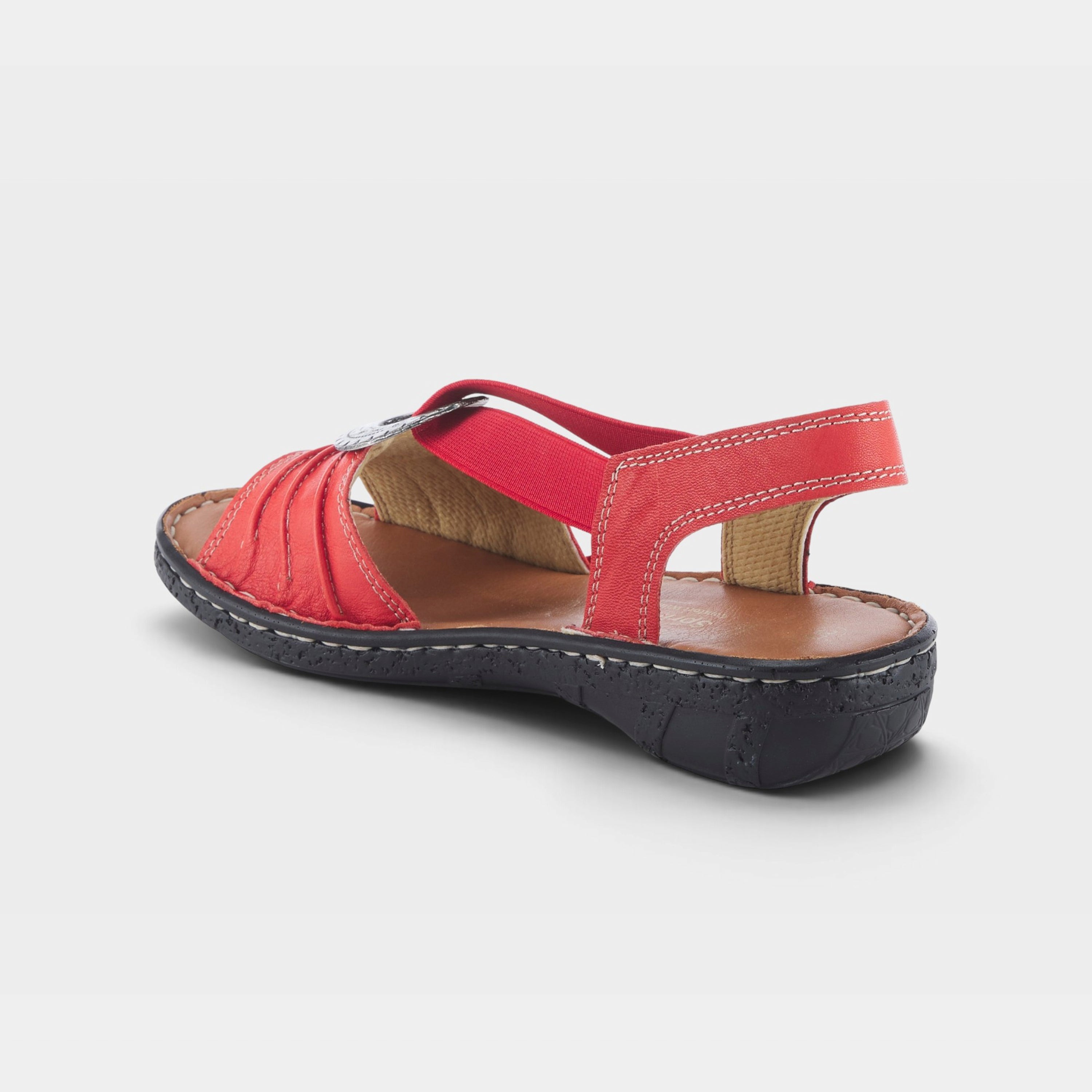 Spring Step Karmel Red Sandal