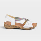 Spring Step Karmel White Sandal
