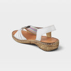 Spring Step Karmel White Sandal