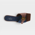 Azura Karmela Brown Multi Sandal