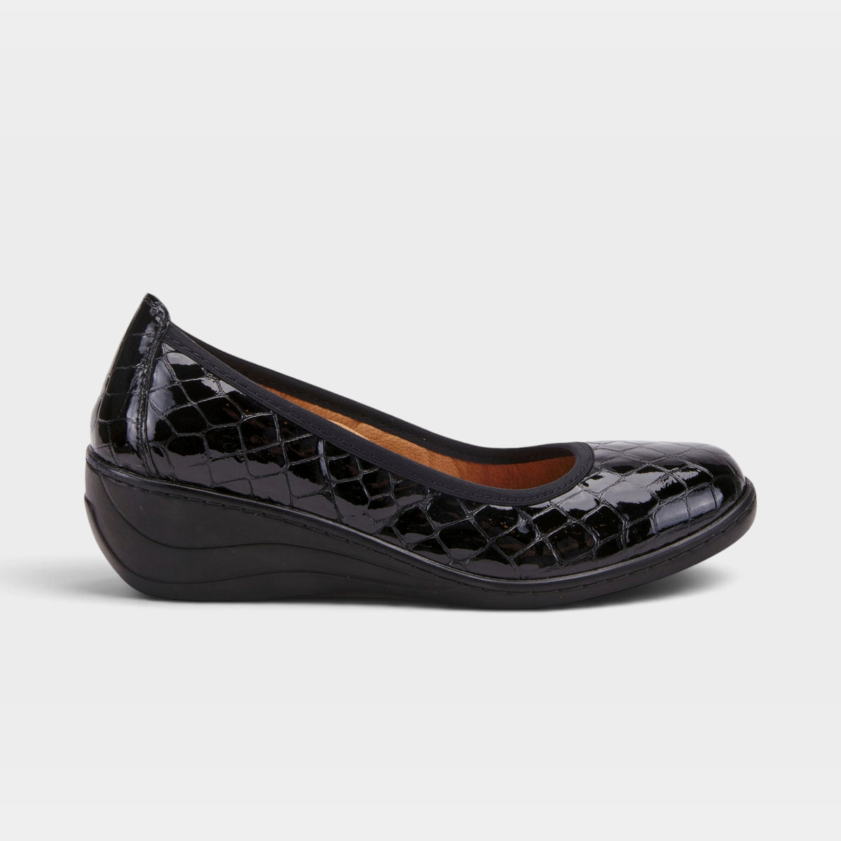 Spring Step Kartii Black Slip-On Shoe