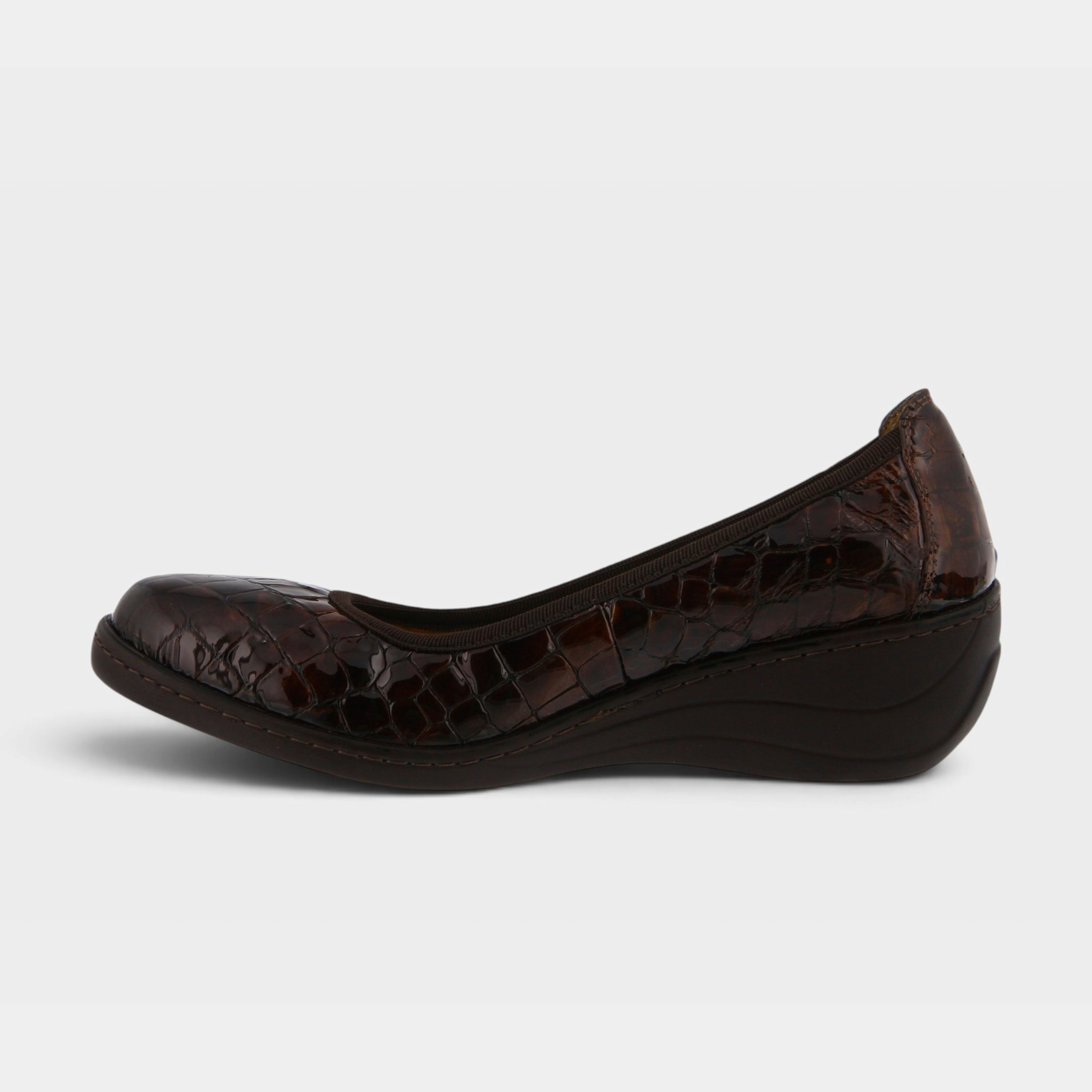 Spring Step Kartii Brown Slip-On Shoe