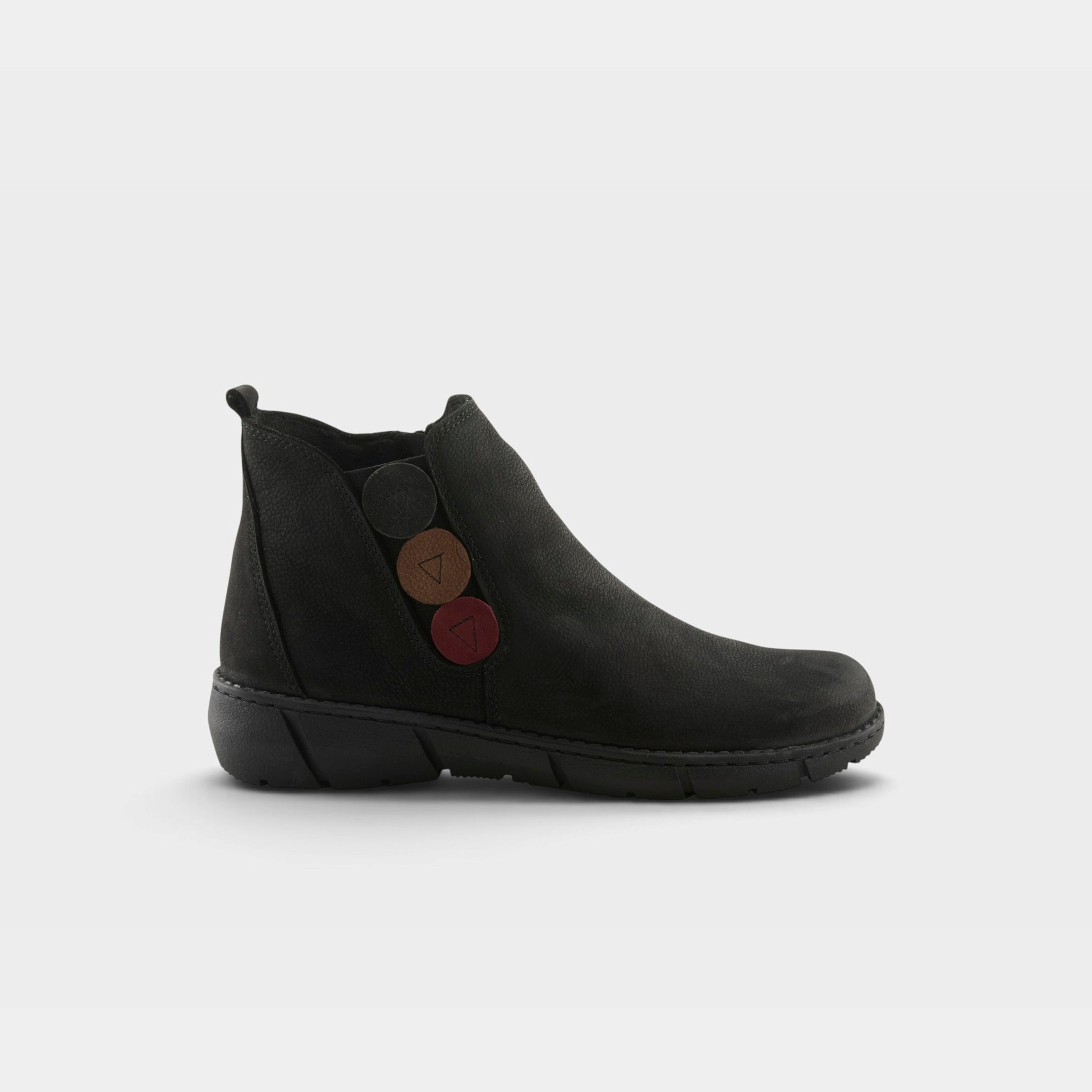 Spring Step Katana Black Nubuck Casual Boot