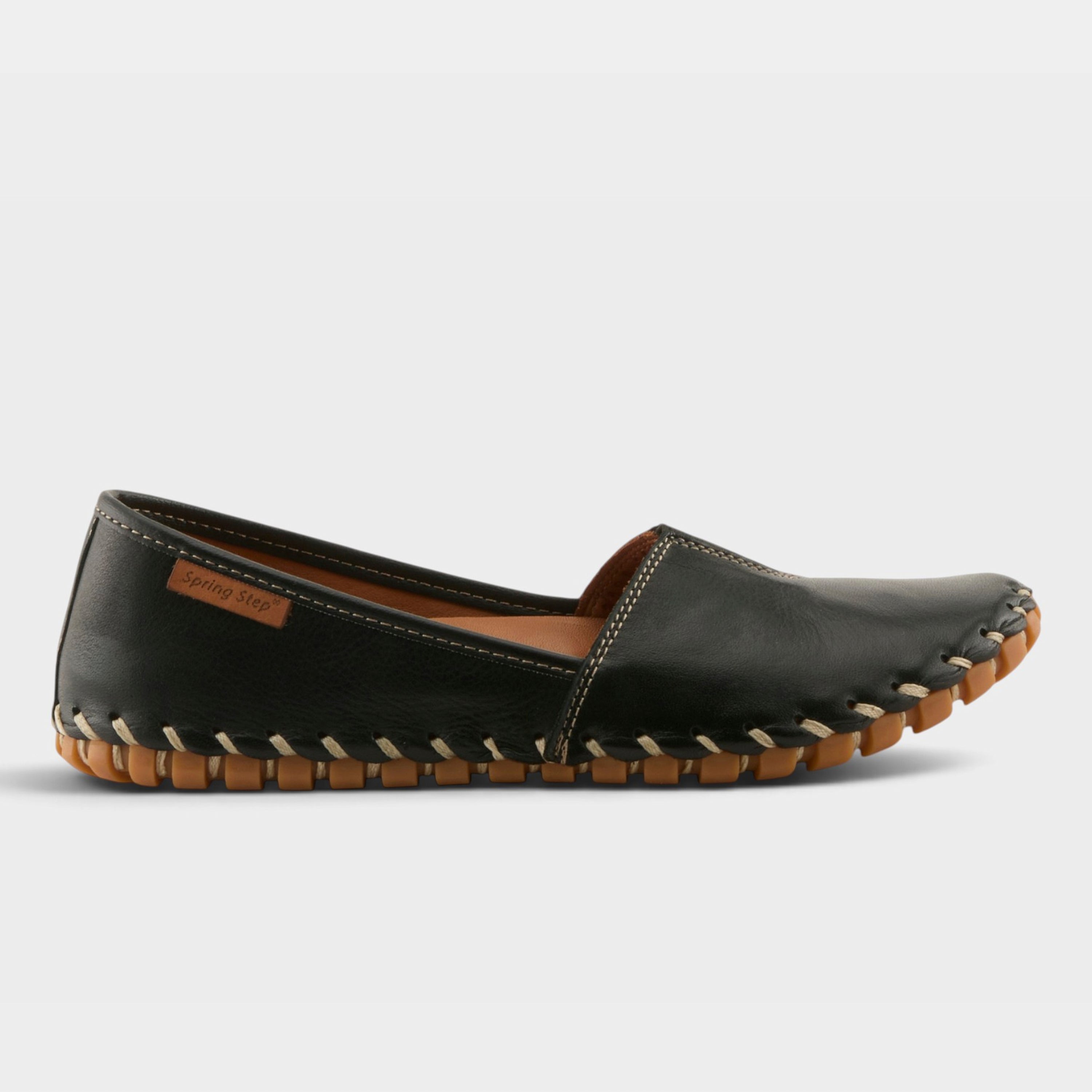 Spring Step Kathaleta Black Loafer