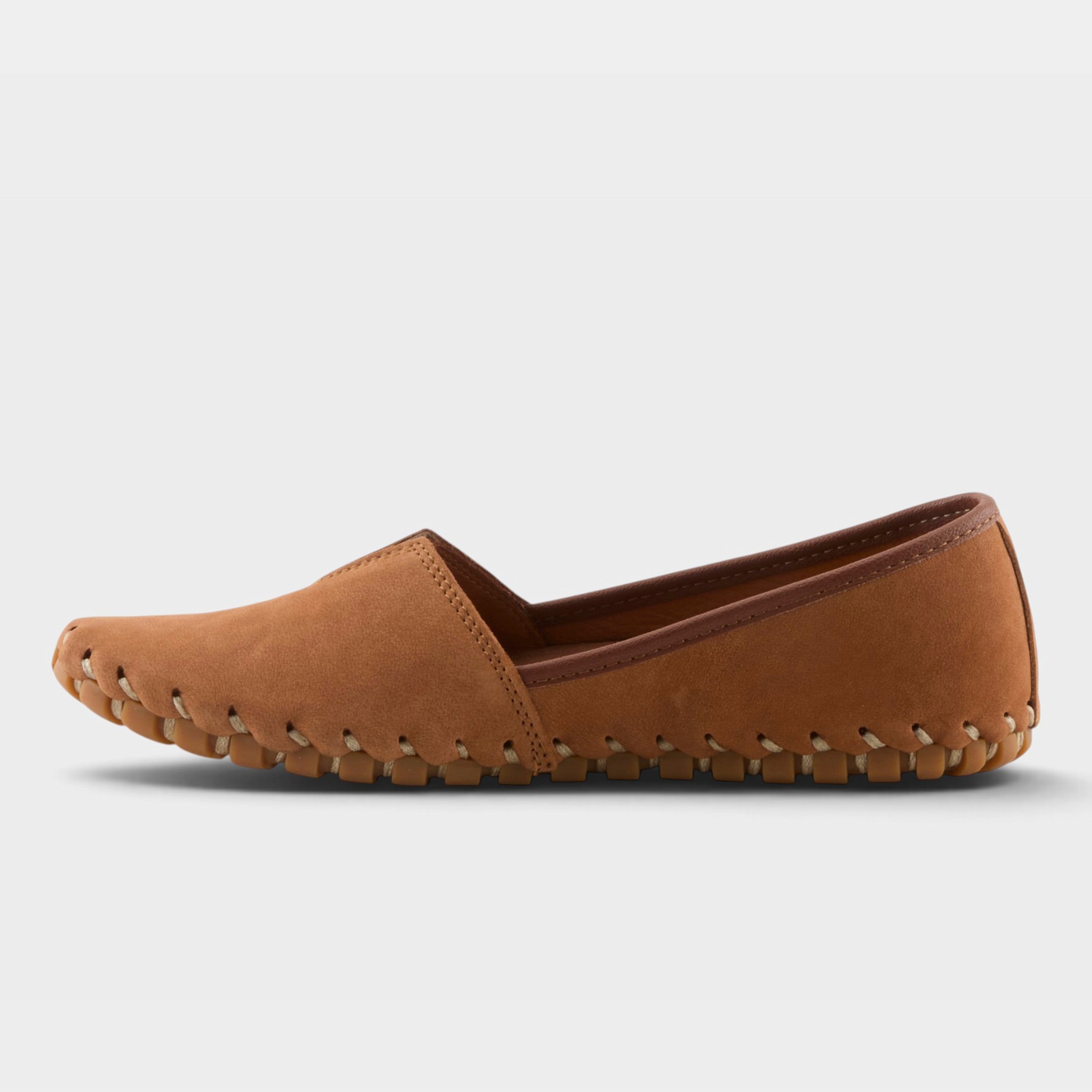 Spring Step Kathaleta Camel Suede Loafer
