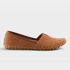 Spring Step Kathaleta Camel Suede Loafer