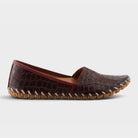 Spring Step Kathaleta-Croco Bordeaux Shoe