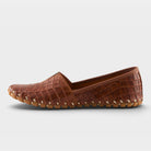 Spring Step Kathaleta-Croco Camel Shoe