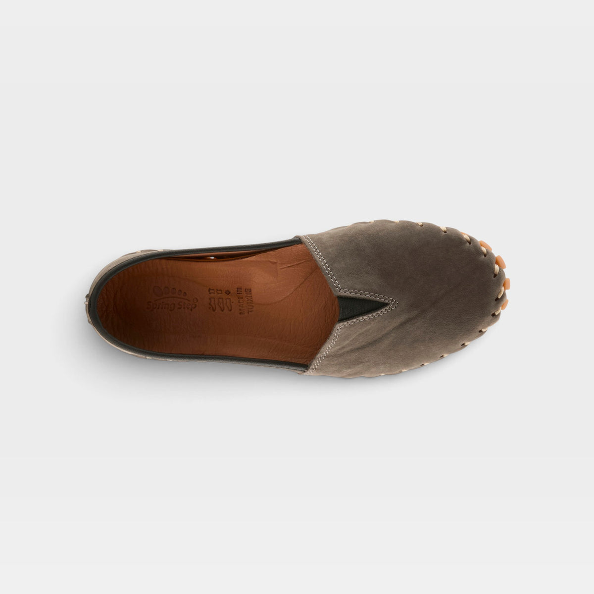 Spring Step Kathaleta Grey Suede Loafer