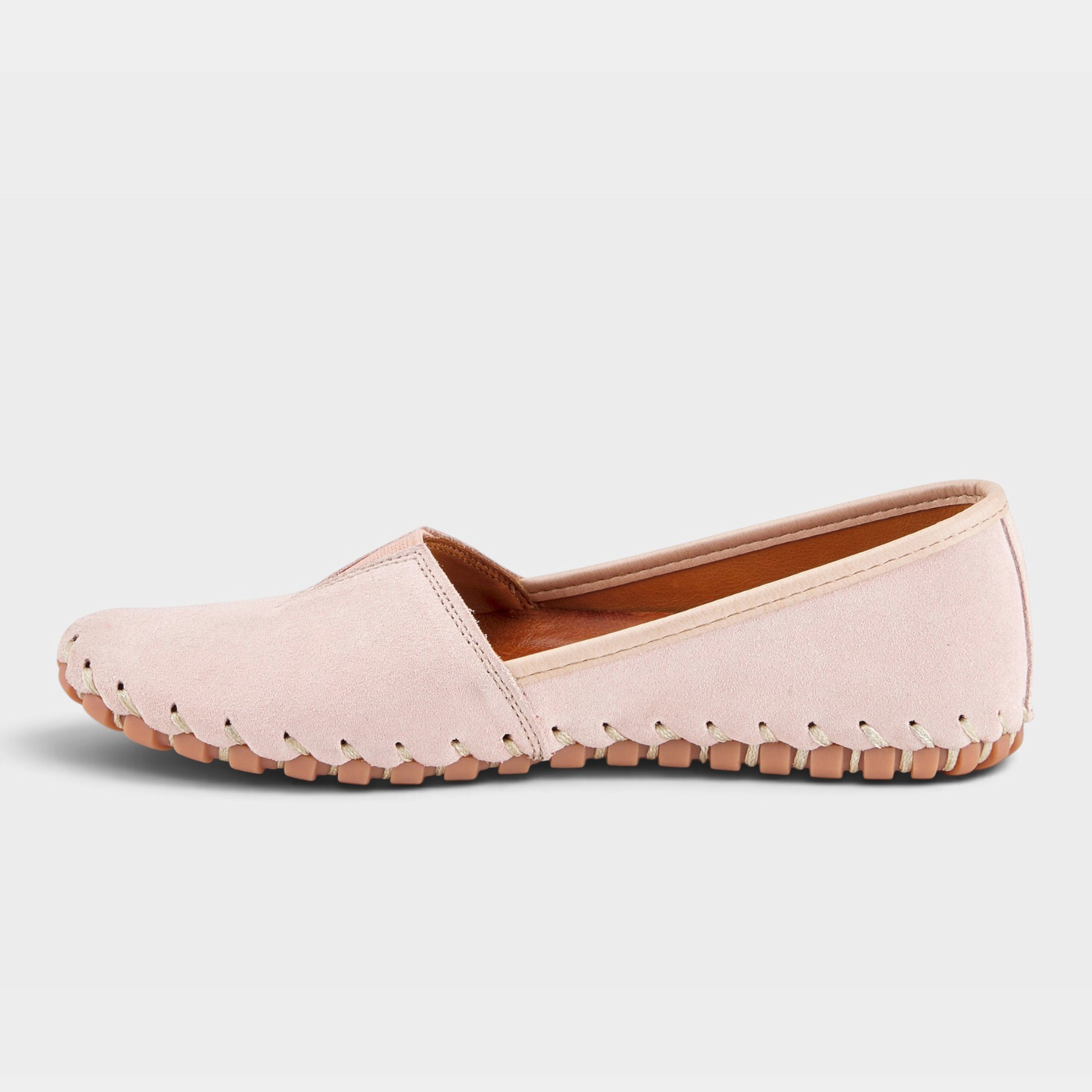 Spring Step Kathaleta Light Pink Suede Loafer