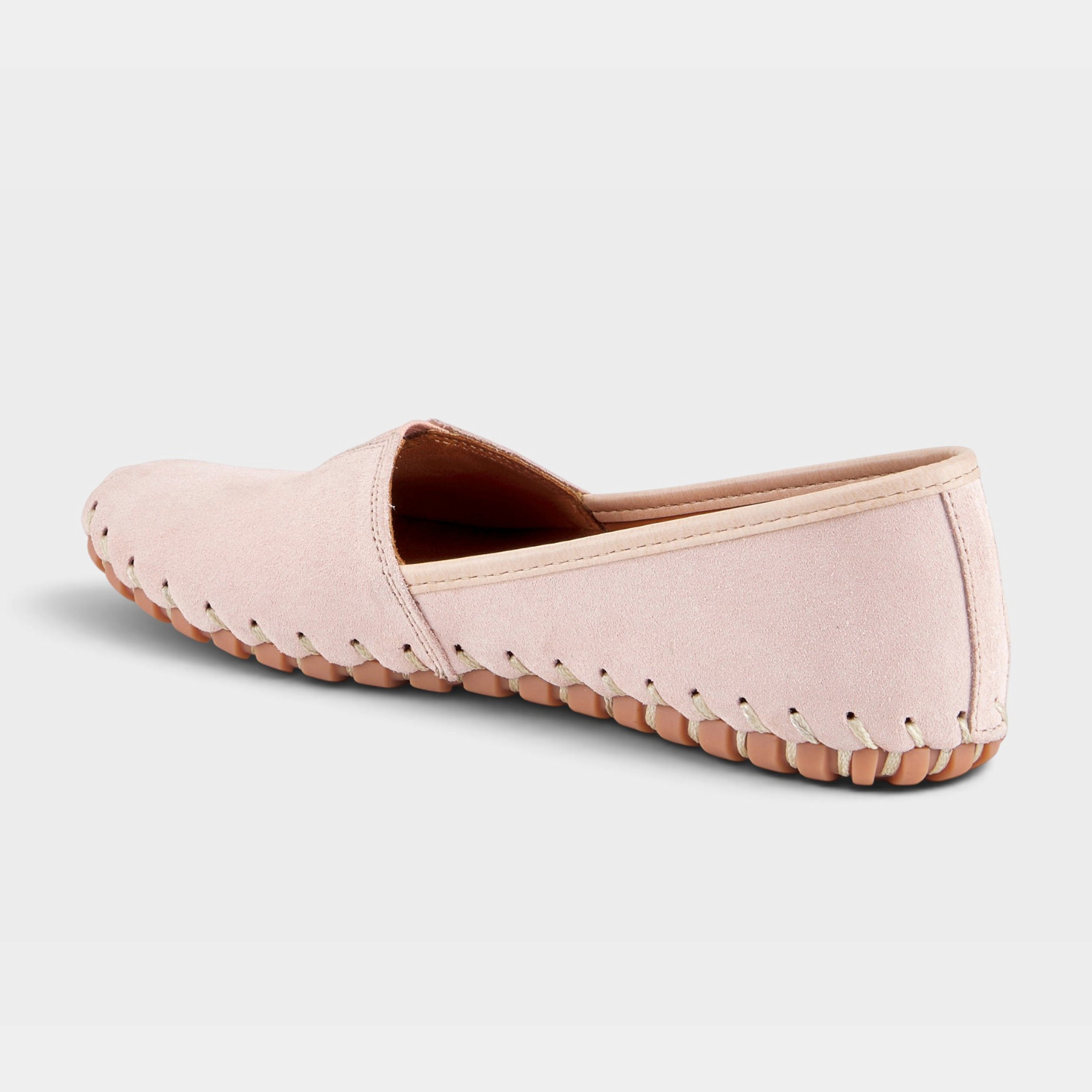 Spring Step Kathaleta Light Pink Suede Loafer